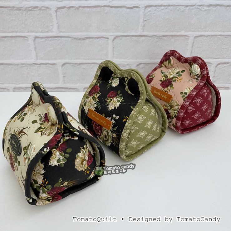 No.273 Foldable Pincushion & Needle Holder Mat, PDF Pattern Only, Hand Sewing, No Written Instructions, YouTube Tutorial