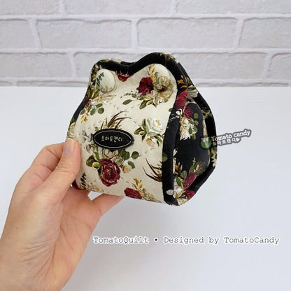 No.273 Foldable Pincushion & Needle Holder Mat, PDF Pattern Only, Hand Sewing, No Written Instructions, YouTube Tutorial
