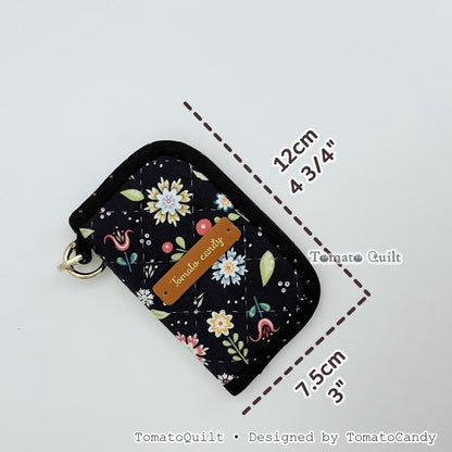 No.278 Simple Patchwork Card Wallet, PDF Pattern Only, Hand Sewing, No Written Instructions, YouTube Tutorial