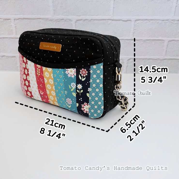 No.279 Simple Patchwork Bag, PDF Pattern Only, Hand Sewing, No Written Instructions, YouTube
