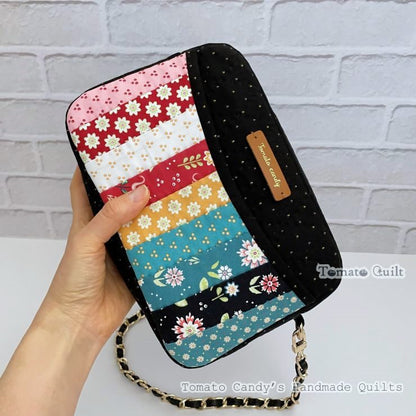 No.279 Simple Patchwork Bag, PDF Pattern Only, Hand Sewing, No Written Instructions, YouTube