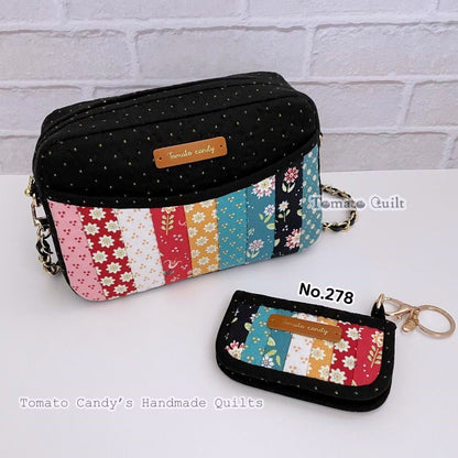 No.279 Simple Patchwork Bag, PDF Pattern Only, Hand Sewing, No Written Instructions, YouTube
