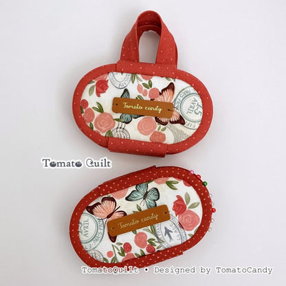 No.283 Quilted Needle & Pin Case, Portable Organizer, PDF Pattern Only, Hand Sewing, No Written Instructions, YouTube Tutorial