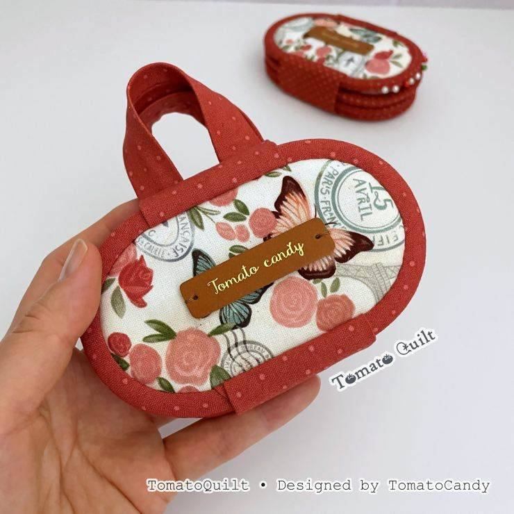 No.283 Quilted Needle & Pin Case, Portable Organizer, PDF Pattern Only, Hand Sewing, No Written Instructions, YouTube Tutorial