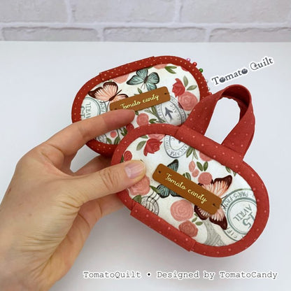No.283 Quilted Needle & Pin Case, Portable Organizer, PDF Pattern Only, Hand Sewing, No Written Instructions, YouTube Tutorial