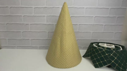 No.287 Six-Tier Fabric Christmas Tree PDF Pattern with Video Tutorial (No Written Instructions)