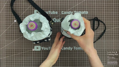 No.280 Water Bottle & Tumbler Carrier PDF Pattern, YouTube Tutorial, No Written Instructions, hand sewing.