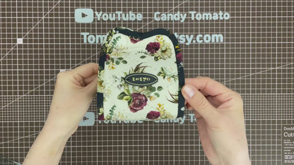 No.273 Foldable Pincushion & Needle Holder Mat, PDF Pattern Only, Hand Sewing, No Written Instructions, YouTube Tutorial