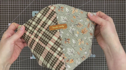 No.289 Quilted Boxy Zipper Pouch PDF Sewing Pattern, 3 Sizes, Hand Sewing, YouTube Tutorial, No Written Instructions