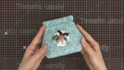 No.163 Flex frame pouch. Hand Sewing Pattern Only, YouTube Tutorial, No Written Instructions, Instant Download PDF.