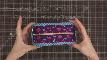 No.189 Pocket square pouch. Hand Sewing Pattern Only, YouTube Tutorial, No Written Instructions, Instant Download PDF.