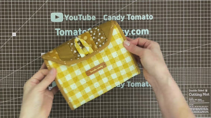 No.272 Foldable Hanging Wall Pocket Organizer, PDF Pattern Only, Hand Sewing, No Written Instructions, YouTube Tutorial