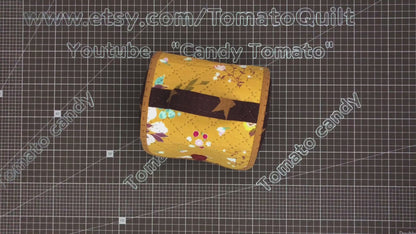 No.144 Accessory storage box. Hand Sewing Pattern Only, YouTube Tutorial, No Written Instructions, Instant Download PDF.